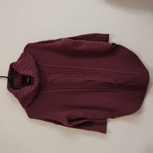 Express | Lavender Cowl Neck Knit Sweater | Women's XXS